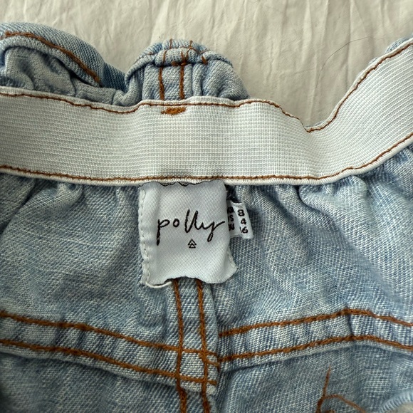 Princess Polly Women’s Paper Bag Jean Shorts - Picture 4 of 4